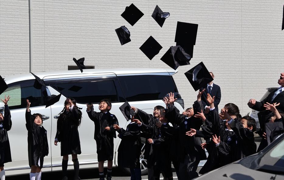 Hat Toss@熊本ヒルトップインターナショナルスクール