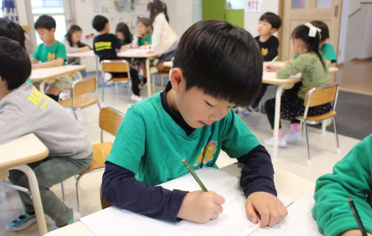 熊本のヒルトップインターナショナルスクールの年長