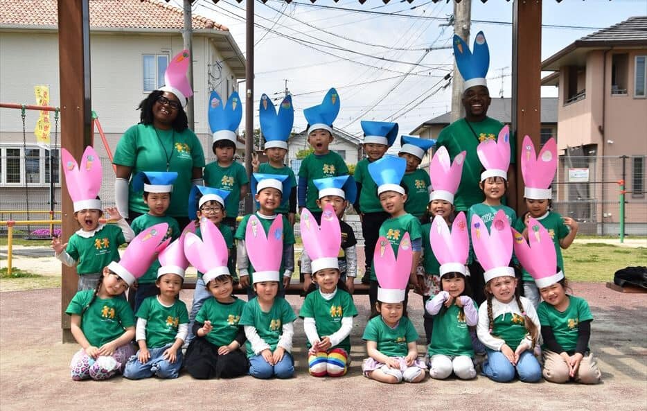 Easter Egg Hunt,ヒルトップインターナショナルスクール,熊本インターナショナルスクール,熊本英語幼稚園,熊本英語保育園,Hilltop International School