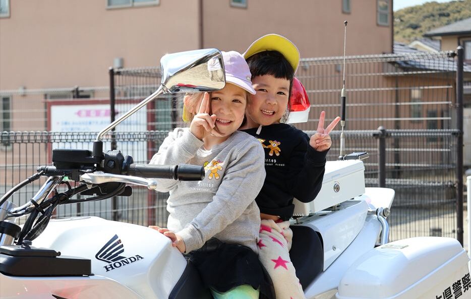 Riding Motorcycle@熊本ヒルトップインターナショナルスクール